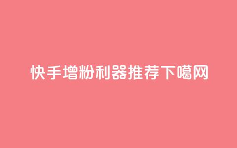 快手增粉利器推荐  第1张