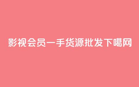 vip影视会员一手货源批发  第1张