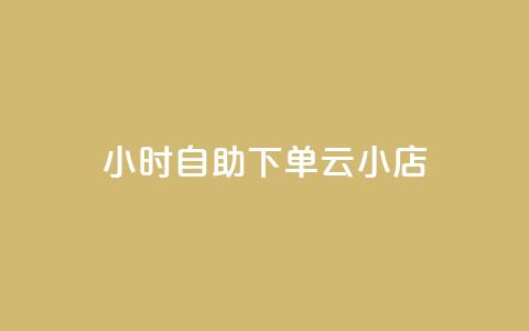 24小时自助下单云小店 - 全天候自助下单云商店助您轻松购物~  第1张