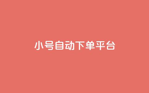 ks小号自动下单平台 - 自动下单平台：KS小号轻松下单!  第1张