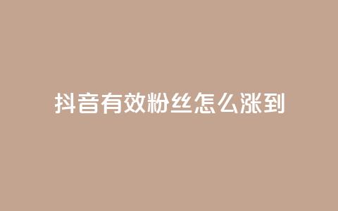 抖音有效粉丝怎么涨到500 - 如何快速提升抖音粉丝数量至500。  第1张
