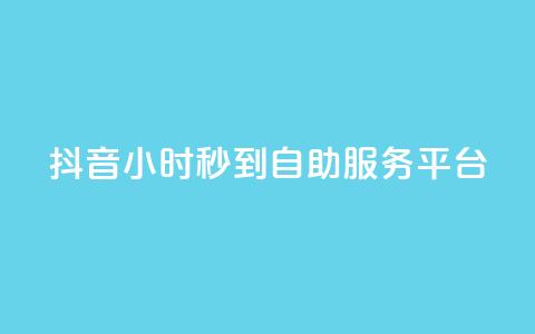 抖音24小时秒到自助服务平台,ks便宜的下单平台 - 抖音评论挣钱是什么套路 Dy号商购买  第1张