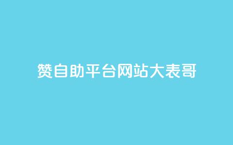 dy赞自助平台网站大表哥,自动评论神器 - ks点赞业务微信支付 刷qq空间访客量的网址一万一元  第1张