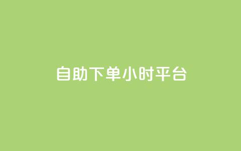 自助下单24小时平台Xhs - Xhs自助下单平台：快速的24小时在线服务~  第1张