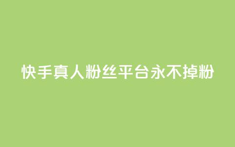 快手真人粉丝平台 永不掉粉,qq主页怎么获得大量赞 - qq刷空间说说免费卡盟 qq免费互赞游戏  第1张