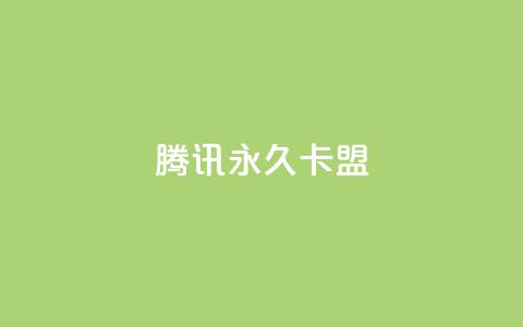 腾讯vip永久卡盟 - 抖音点秒到账网站  第1张