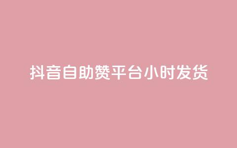 抖音自助赞平台24小时发货 - 亿卡盟网  第1张