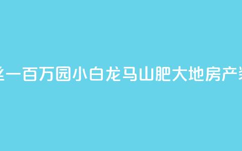 快手粉丝一百万0.01园小白龙马山肥大地房产装修网站,dy下单平台 24小时自助下单 - 彩虹发卡网官网 QQ说说浏览量免费网站  第1张