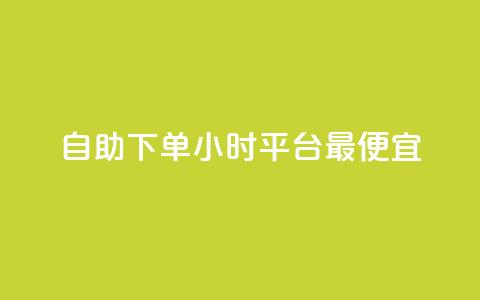 自助下单24小时平台最便宜,ks24小时业务自助下单网站 - ks一元1000个赞秒到软件 24小时下单平台最低价抖  第1张