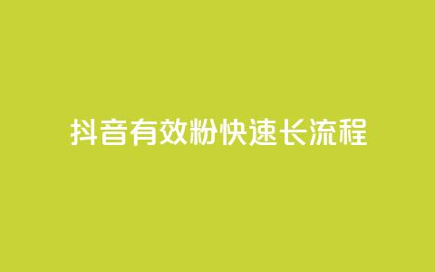 抖音500有效粉快速长流程 - 抖音快速增长500个有效粉丝的完整方法~  第1张