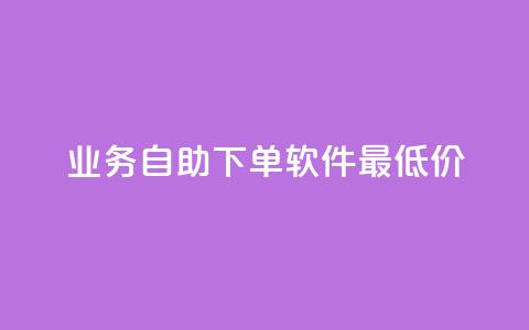 ks业务自助下单软件最低价 - ks业务自助下单软件超值优惠限时抢购~  第1张