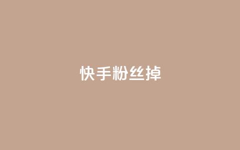快手粉丝掉1000 - qq访客每天免费获取软件  第1张