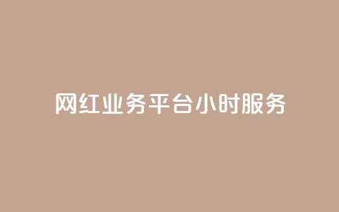 网红业务平台24小时服务 - 网红业务平台提供全天候服务~  第1张