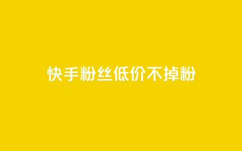 快手粉丝低价不掉粉 - dy白号购买联系方式  第1张
