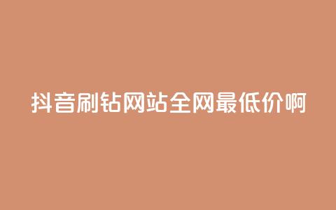 抖音刷钻网站全网最低价啊,抖音下单自助平台 - KS自助人气 24小时自助服务平台  第1张