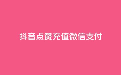抖音点赞充值微信支付 - 抖音点赞如何通过微信支付进行充值~  第1张