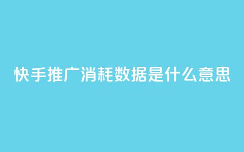 快手推广消耗数据是什么意思,小红书粉丝1w如何报价 - 拼多多砍价网站一元10刀 拼多多2018旧版本下载  第1张
