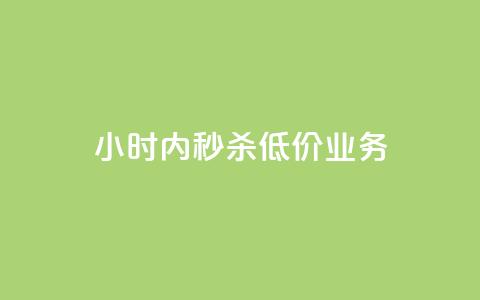 24小时内秒杀低价KS业务  第1张