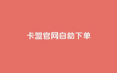 卡盟官网自助下单 - 卡盟官网便捷下单服务!  第1张