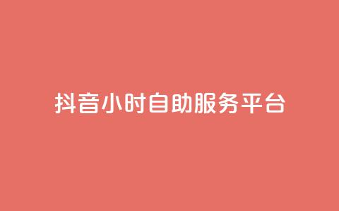 抖音24小时自助服务平台 - 抖音24h自助服务平台  第1张