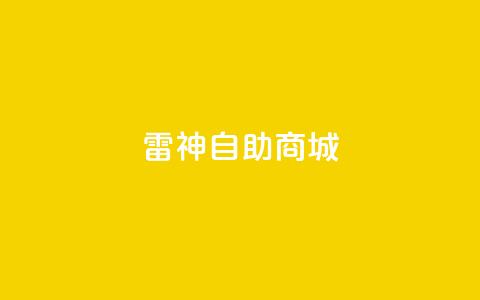 雷神自助商城 - 雷神自助商城全新体验 购物从未如此简单！  第1张
