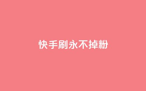 快手刷永不掉粉 - 快手评论区点赞下单  第1张