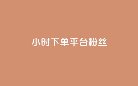 dy24小时下单平台粉丝,24小时在线下单平台网站 - ks业务自助下单软件最低价 网红助手的app特色  第1张