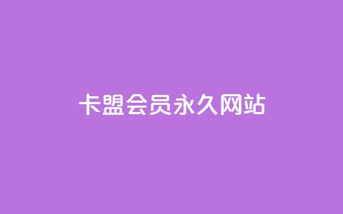 卡盟会员永久网站,低价vip会员发卡网 - qq访问量免费领 快手业务区免费  第1张