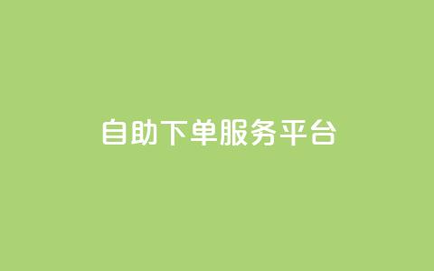 24自助下单服务平台 - 24自助下单服务平台：简单高效的在线下单平台~  第1张