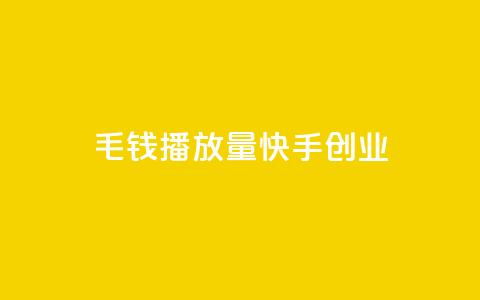 1毛钱10000播放量快手创业 - 1毛钱10000播放量快手创业技巧	，一步步实现爆款视频~  第1张
