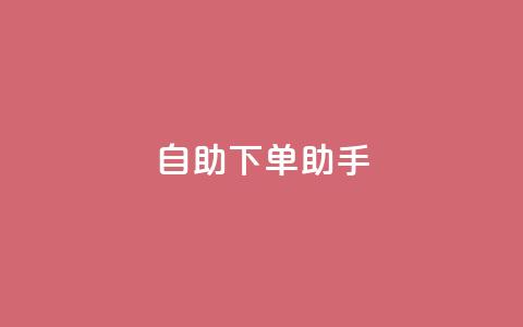 qq自助下单助手,dy业务自助下单在线 - QQ秒赞10 快手买流量点赞  第1张