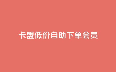卡盟低价自助下单会员,点赞关注app - qq代点赞 QQ购买卡盟  第1张