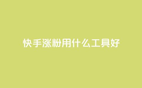 快手涨粉用什么工具好,qq小号批发卡网 - qq会员中心 网红商城快手业务  第1张
