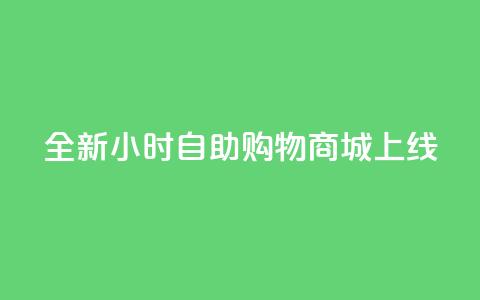 全新24小时自助购物商城APP上线  第1张
