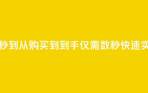 发卡网秒到 - 发卡网秒到：从购买到到手仅需数秒，快速实现你的需求！~  第1张