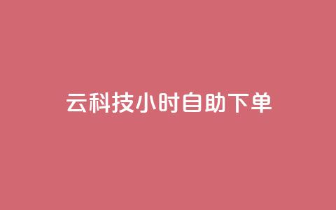 12云科技24小时自助下单 - 12云科技24小时自助订购	，便捷高效无忧服务!  第1张