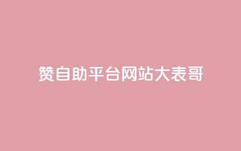 dy赞自助平台网站大表哥,自动评论神器 - ks点赞业务微信支付 刷qq空间访客量的网址一万一元  第1张
