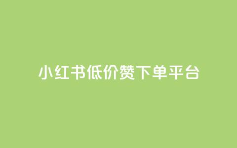 小红书低价赞下单平台 - 彩虹云接码  第1张