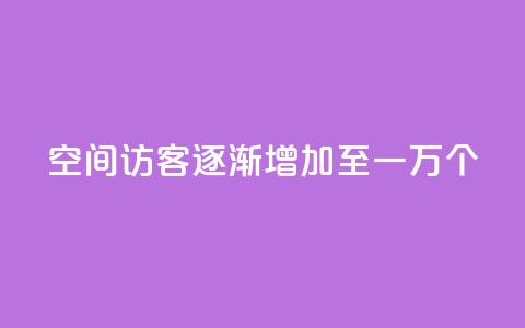 qq空间访客逐渐增加至一万个  第1张