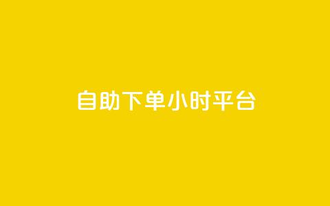 自助下单24小时平台Xhs - Xhs自助下单平台：快速的24小时在线服务~  第1张