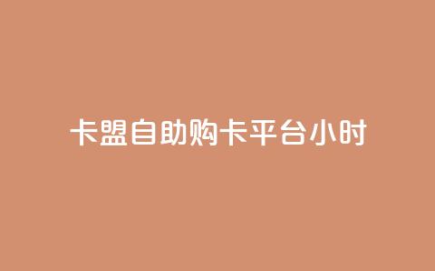 卡盟自助购卡平台24小时 - 快手买点赞官网  第1张