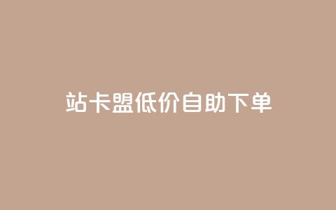 b站卡盟低价自助下单,QQ低价空间点赞 - 卡盟商城 抖音巨量千川怎么开通  第1张
