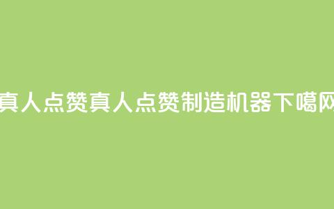 Ks真人点赞(Ks真人点赞制造机器)  第1张