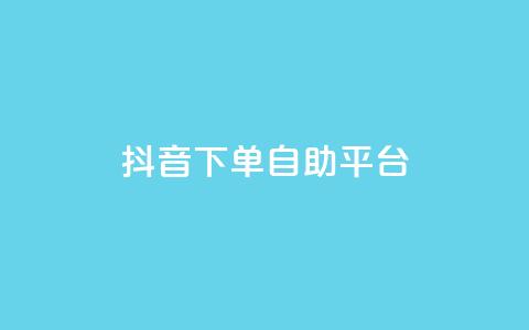 抖音下单自助平台,ks24小时自助快手业务 - 抖音真人自定义评论业务 快手24小时下单业务微信支付  第1张