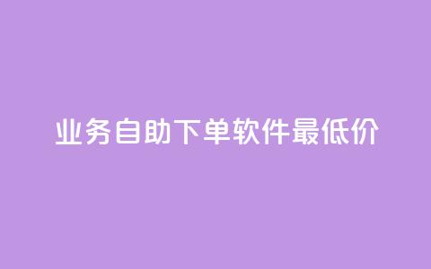ks业务自助下单软件最低价 - 最优惠的ks业务自助下单工具!  第1张