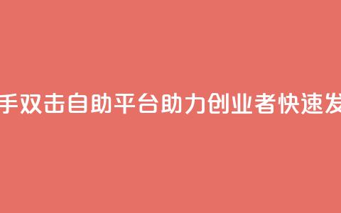 快手双击自助平台：助力创业者快速发展  第1张