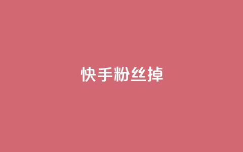 快手粉丝掉1000 - qq访客每天免费获取软件  第1张