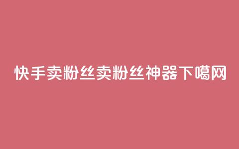 快手卖粉丝(卖粉丝神器-KS)  第1张