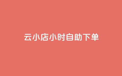 ks云小店24小时自助下单,抖音业务在线自助 - 一元一百个赞小红书网站 ks自助下单业  第1张