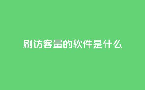 qq刷访客量的软件是什么,QQ空间转发量购买 - 1元1w粉丝 快手赞微信支付平台  第1张